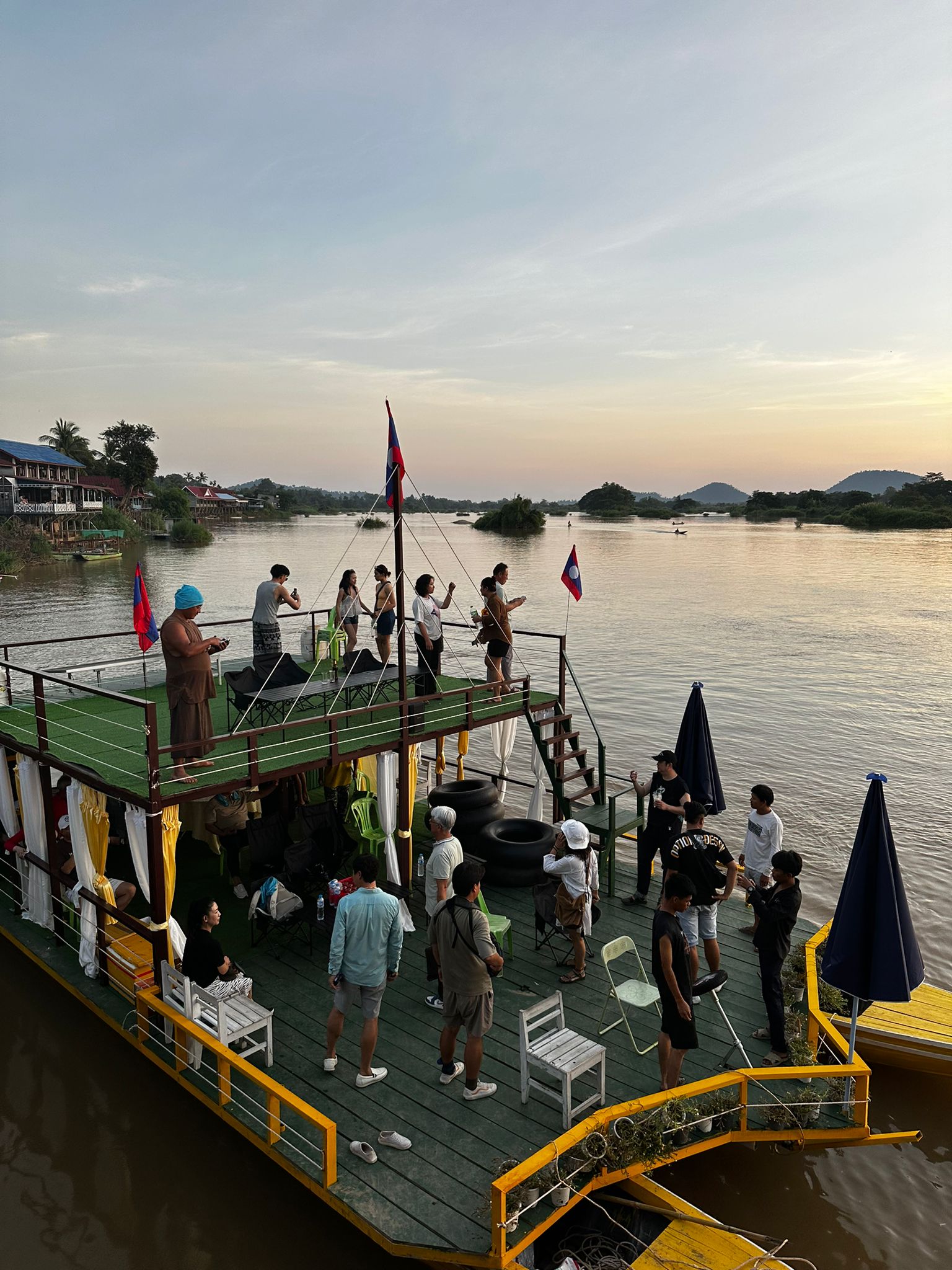 Group rafting adventure
