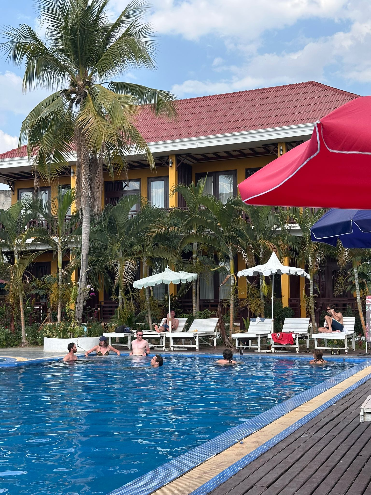 Casting line at dawn